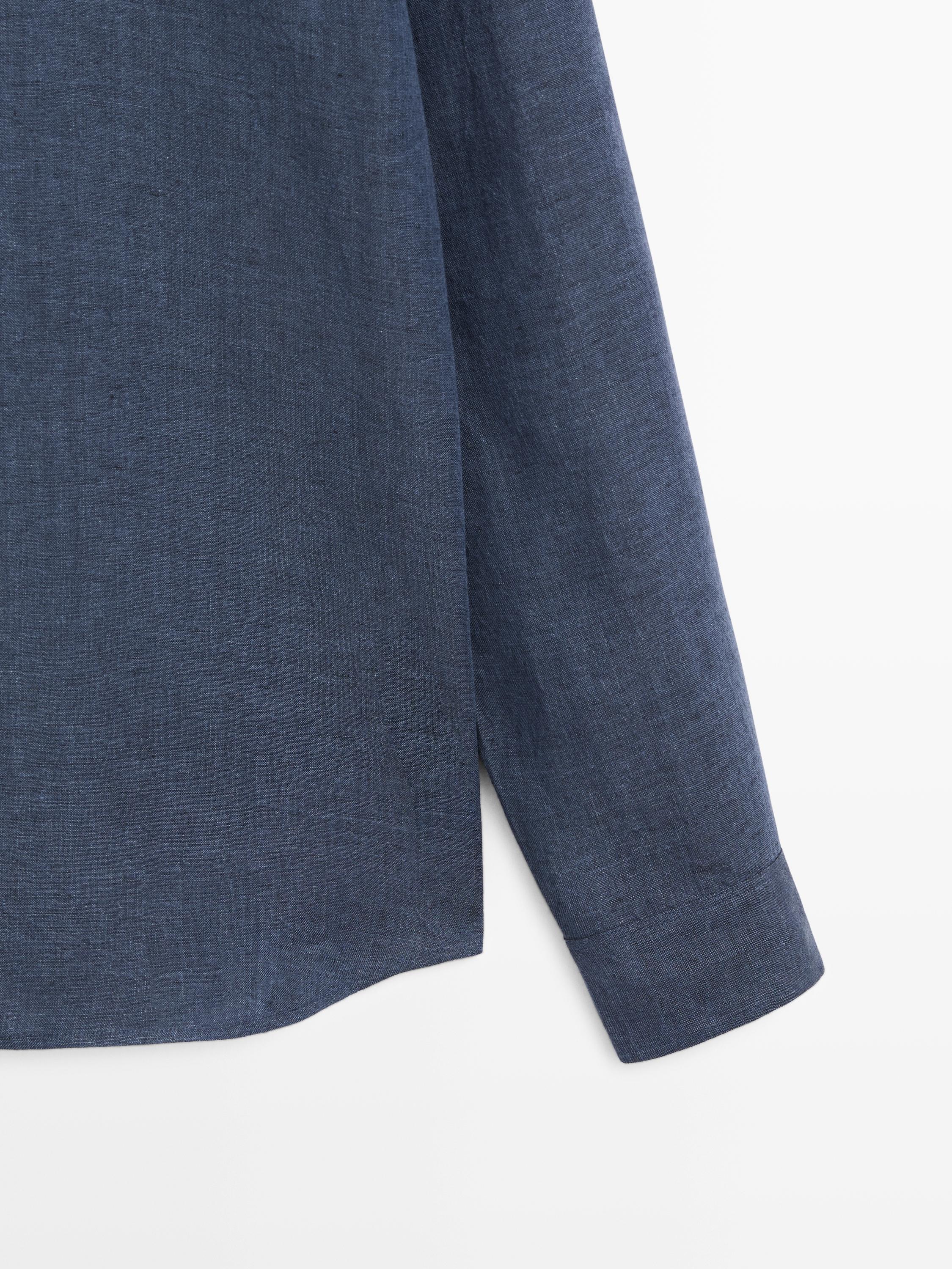 100% linen regular fit shirt
